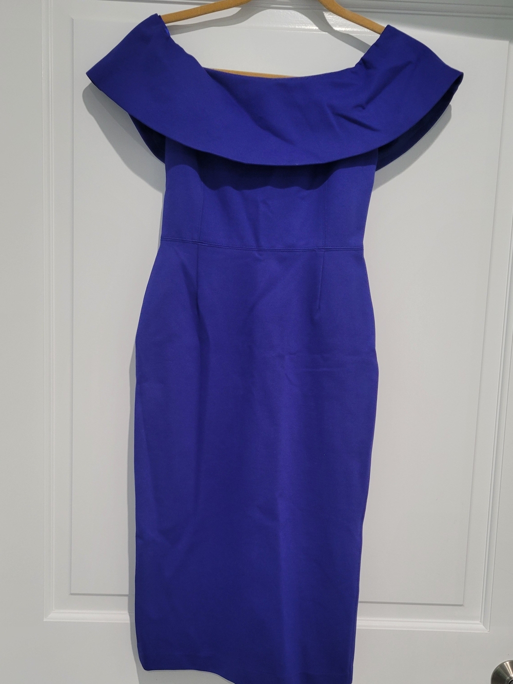 Love By Design One-Shoulder Cobalt Blue Sheath Dress